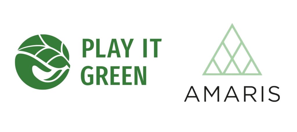 Joint Logos Play It Green and Amaris Group
