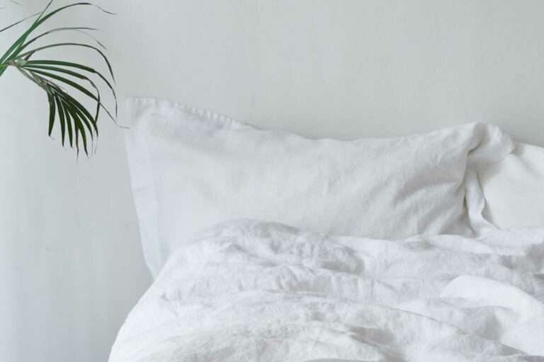 Sustainable Bedding Ecosophy white organic bed linen