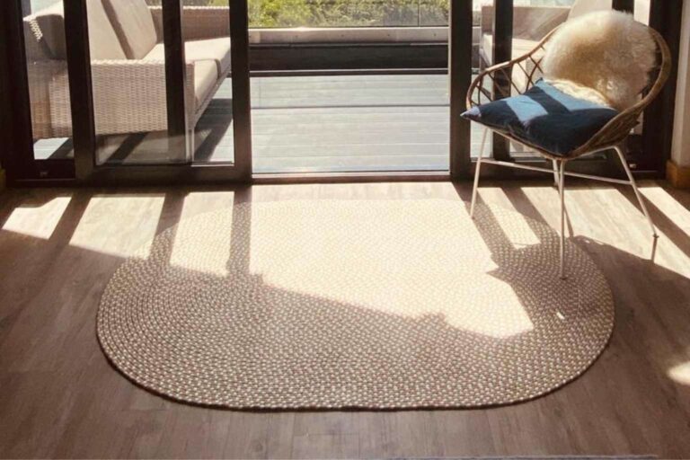 Sustainable Rugs - The Braided Rug Company's 'Sand' 100% recycled bottle rug