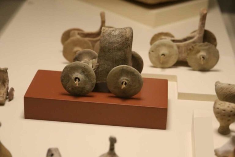 Sustainable Baby Products - The oldest toy found is a 5000 year old chariot buried with its owner