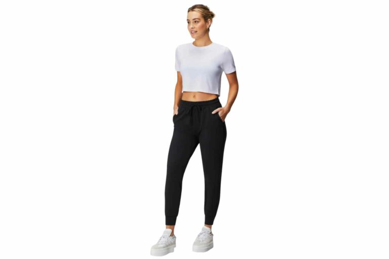Sustainable Gym Wear - Fabletics High Performance Joggers can be returned at end of life for recycling and credit
