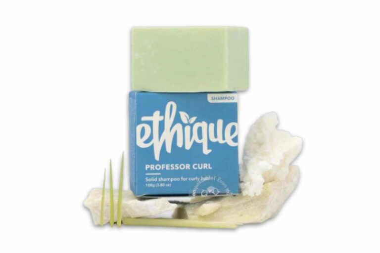 Sustainable Beauty Ethique's Professor Curl solid shampoo for curly hair