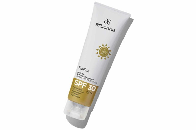 Sustainable Sunscreen Arbonne's FunSun Mineral Sunscreen