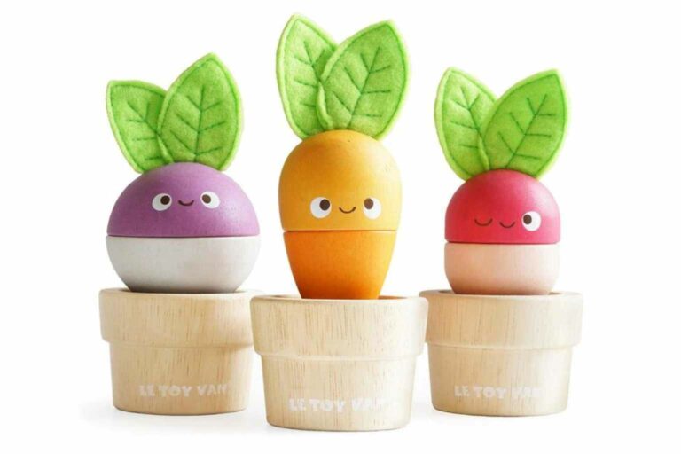 Sustainable Toys -Le Toy Van sustainably made Stacking Veggies