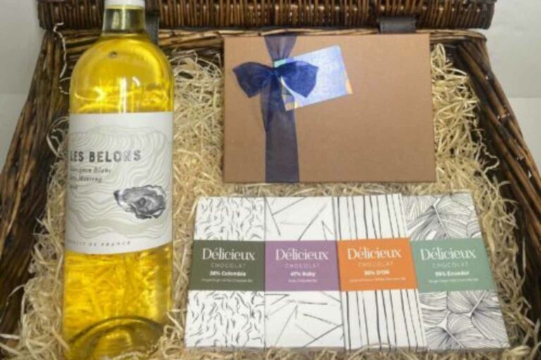 EZ Hamper Chocolate and Wine Hamper is a great sustainable gift