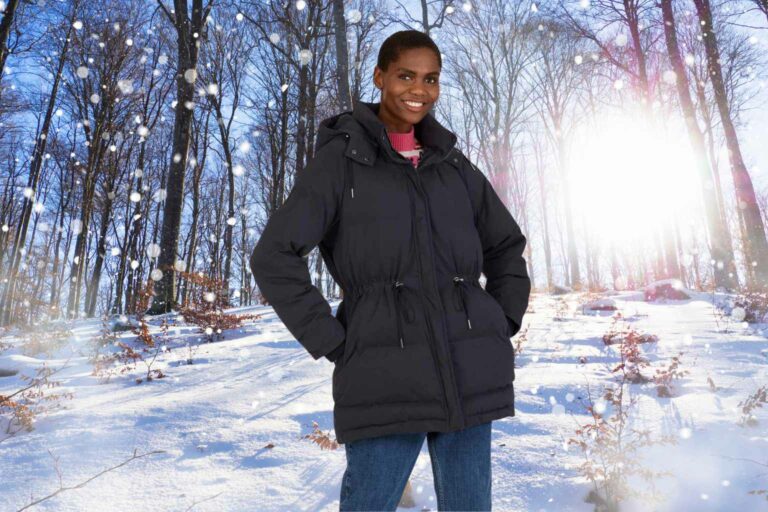 Sustainable Winter Coat Thought's Rosabel recycled polyester Puffer