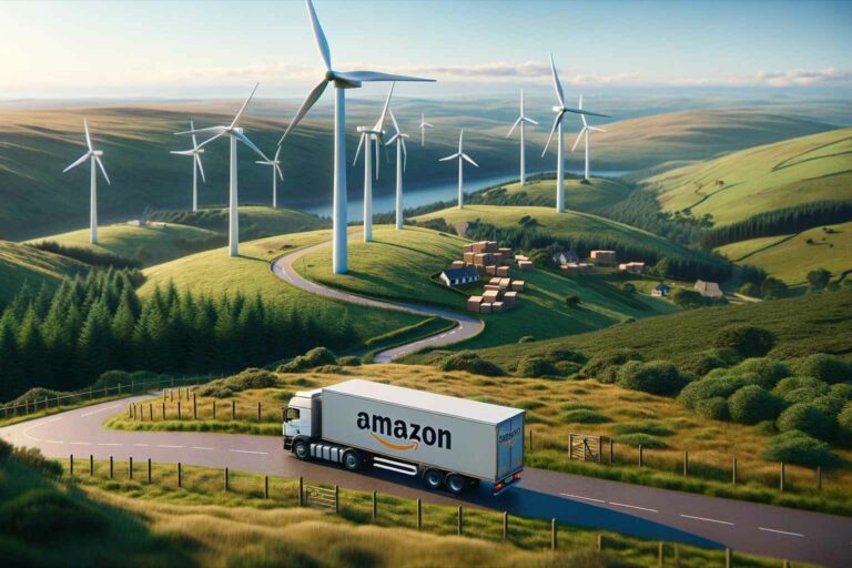 Climate Steps Amazon's ground breaking deal with a Scottish windfarm showcases leadership in promoting sustainable power