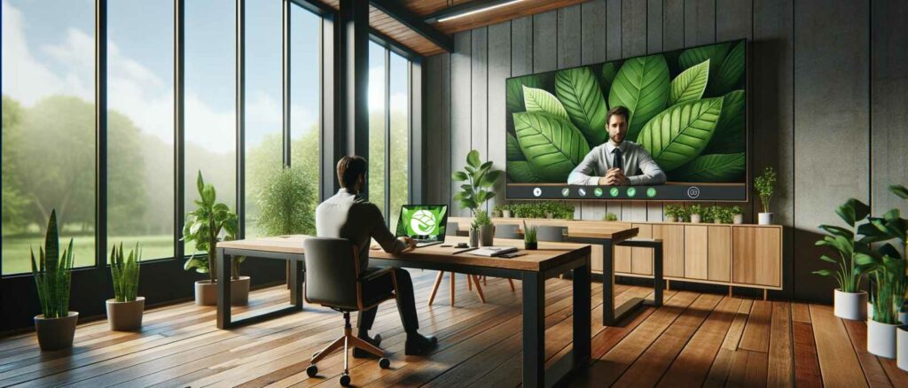 Sustainable Video Conferencing Header