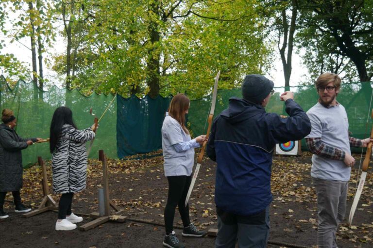 CVP Group - The CVP Group team enjoying a team building day out trying archery