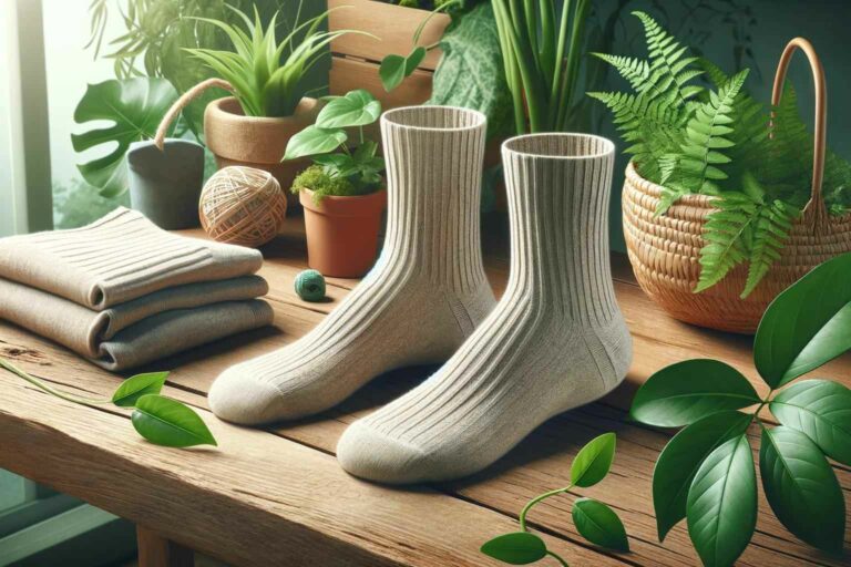 Sustainable Socks made from environmentally friendly materials can help to lower your footprint