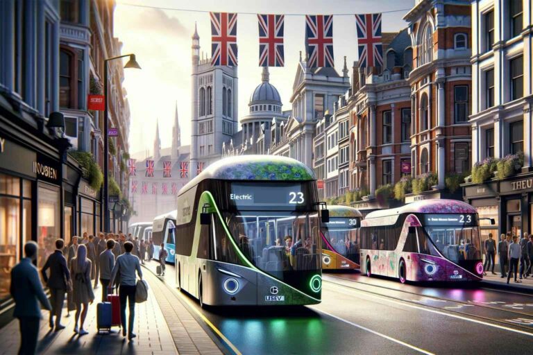 Sustainable Strides - Sales of electric buses hit record highs in the UK in 2023