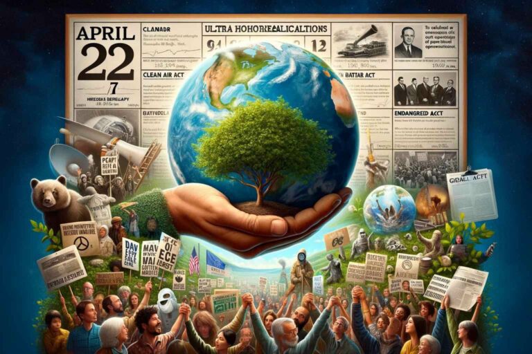 Earth Month 2024 - Senator Gaylord Nelson came up with the idea of Earth Day which is on April 22nd each year