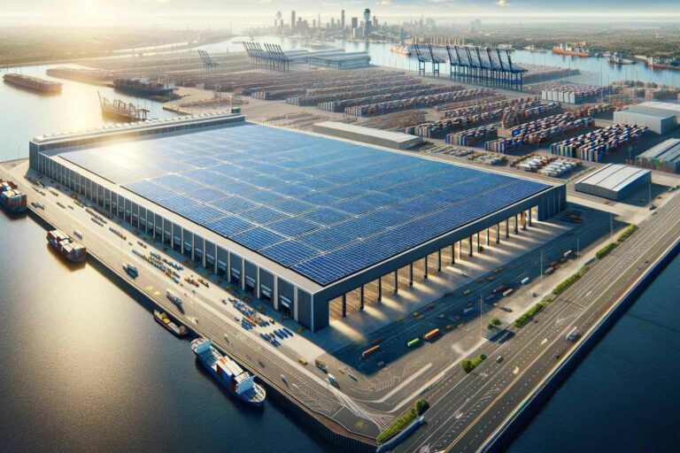 Eco-Friendly Steps The largest solar roof in the UK is planned for Liverpool's port