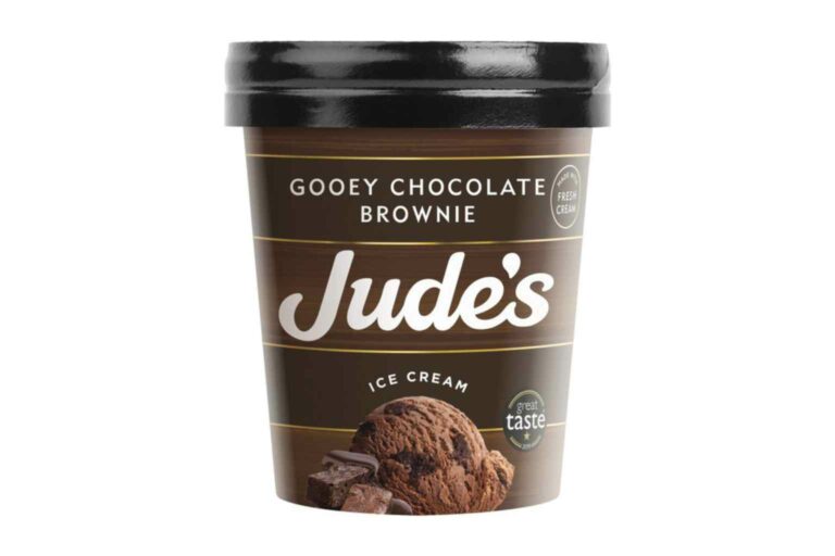 Sustainable Ice Cream - Jude's Gooey Chocolate Brownie Ice Cream is a favourite with the Play It Green team