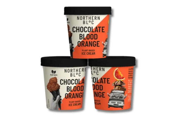 Sustainable Ice Cream - Northern Bloc's Chocolate Blood Orange Ice Cream is an amazing flavoursome product