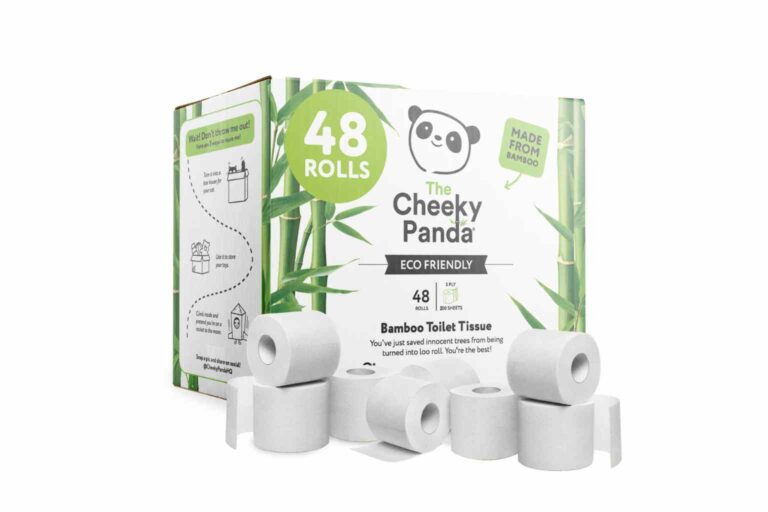 Sustinable Toilet Paper The Cheeky Panda 100% bamboo toilet paper