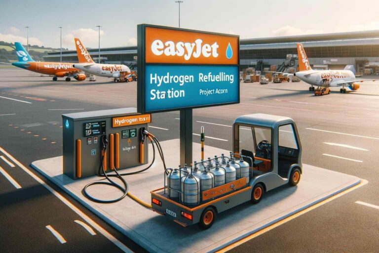 Eco-Friendly Action Easyjet has trialled Hydrogen fuel in a UK first at Bristol airport