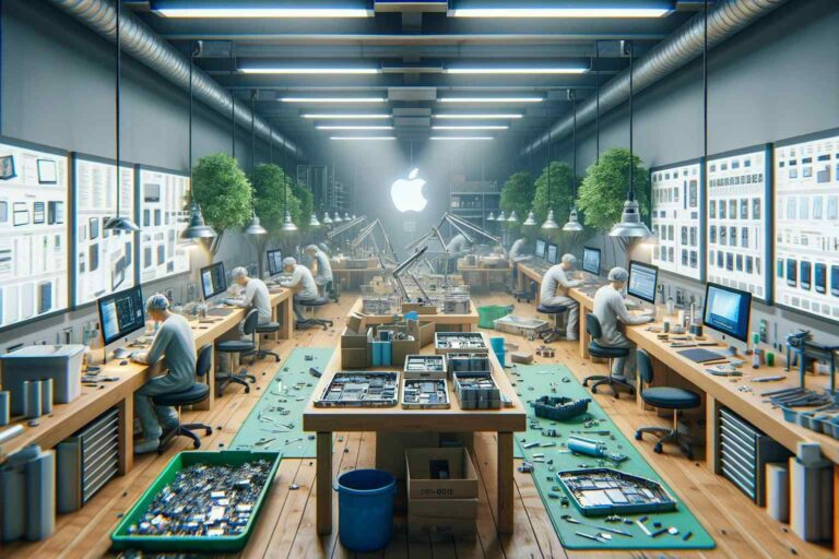 Eco Friendly Victories Apple Aims to Reduce Waste Using Pre-Owned Parts
