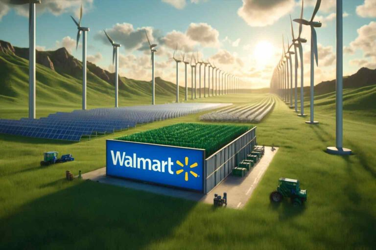 Eco-friendly Change Walmart has partnered with Cargill to expand its use of renewable energy