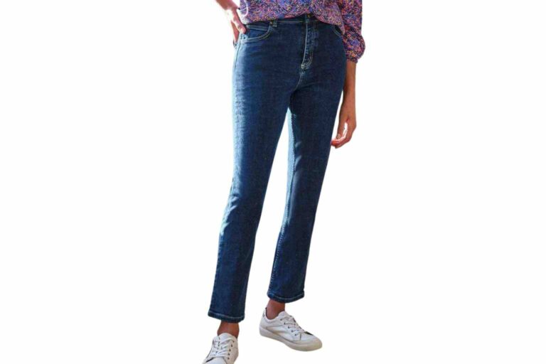 Sustainable Denim - Thought Clothing organic cotton sim straight jeans in dark indigo