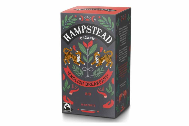 Eco-Friendly Tea Hampstead Organic's English Breakfast Tea is a great way to start your day
