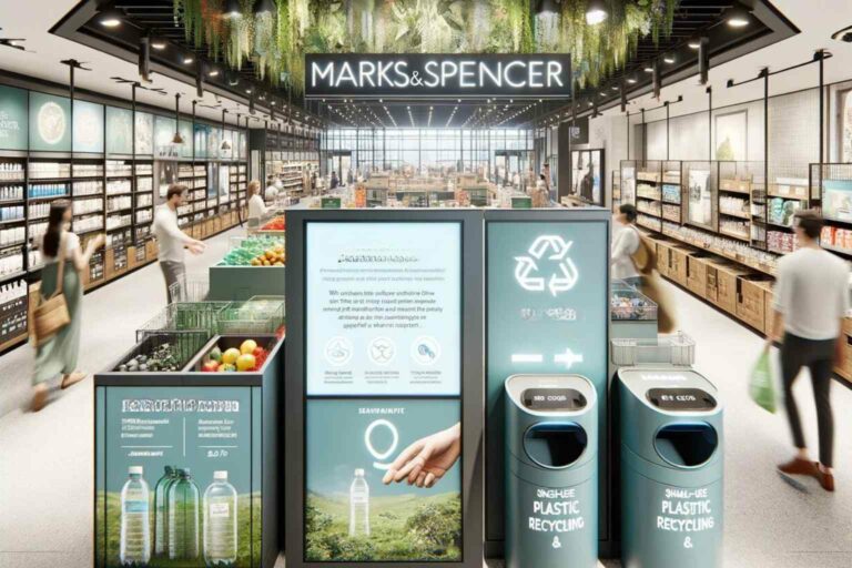 Green Progress - M & S are pioneering recycling tech to monitor the recycling of single use plastic