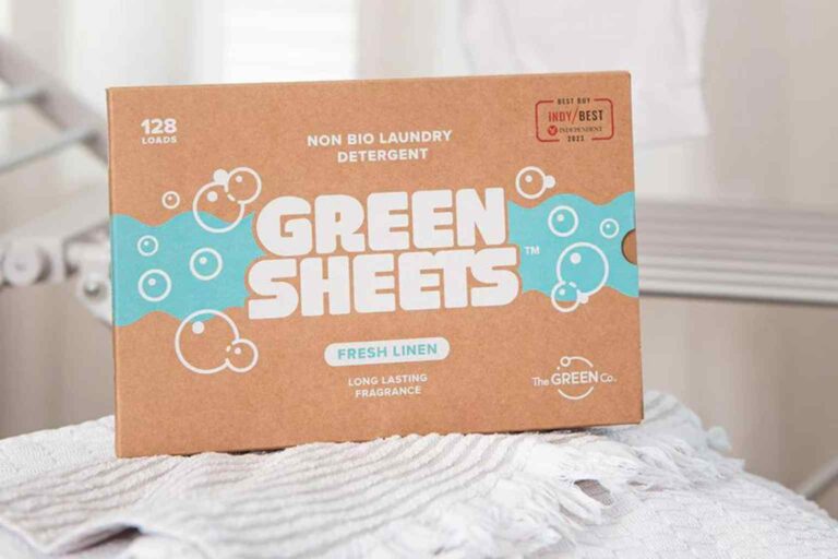 Sustainable Laundry Products - The Green Co. Green Sheets are a low waste low impact way to clean your clothes