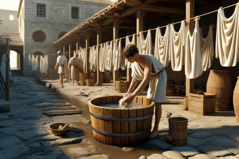 Sustainable Laundry Products The Romans used urine collected from public toilets to clean and whiten their togas