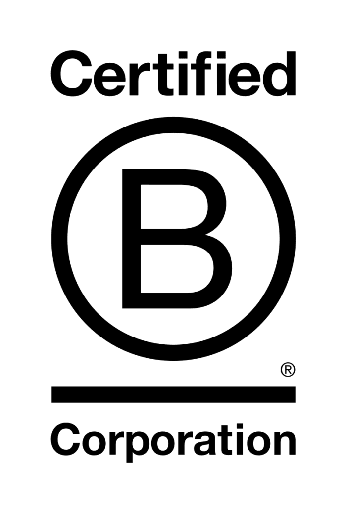 Certified B Corporation B Corp Logo 2022 Black RGB.svg