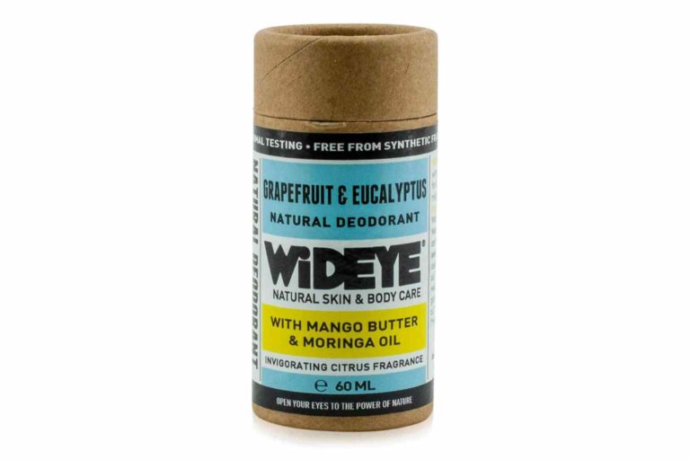 Eco Friendly Deodorant - WiDEYE Grapefruit and Eucalyptus deodorant is vegan, natural and has recyclable packaging