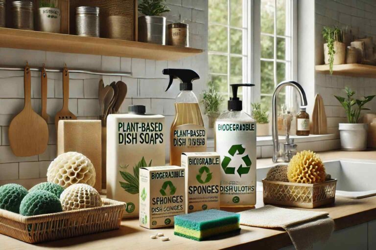 Sustainable Washing Up - Look for products that are made from natural ingredients and that are biodegradable