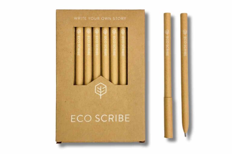 Sustainable Pens - Eco Scribe pens, available on Etsy are made from paper which hugely reduces their environmental impact