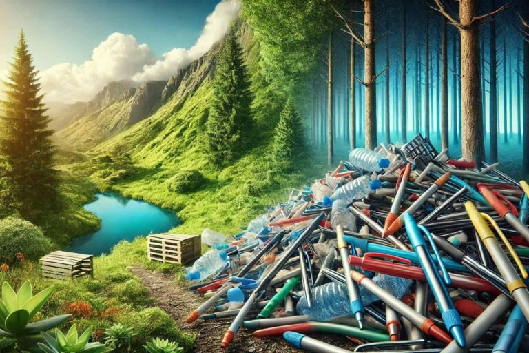 Sustainable Pens - With over 9 billion plastic pens thrown out every year, they cause a significant negative environmental impact