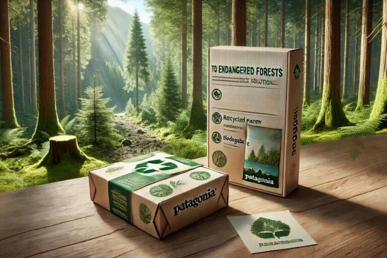 Awesome Eco Change - Patagonia's commitment to sustainable packaging is a great move to protect our endangered forests