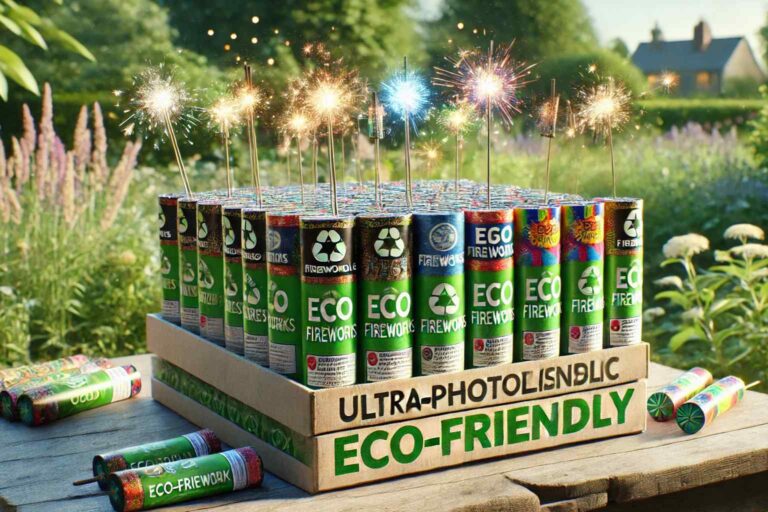Eco-Friendly Fireworks - Look for plastic free, noise free or nitrogen based fireworks to reduce your environmental impact