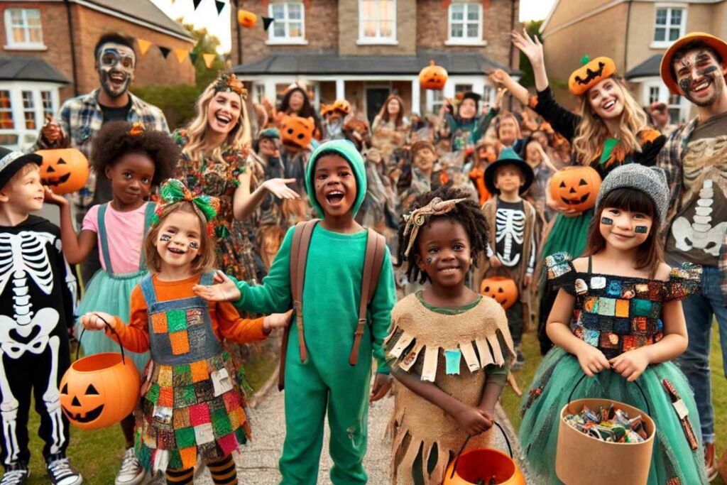 Eco Friendly Halloween - Have you thought about making recycled costumes from old clothes