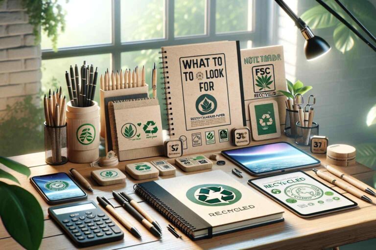Eco-Friendly Note-Taking Look for products made from sustainable materials like bamboo or ones that can be reused
