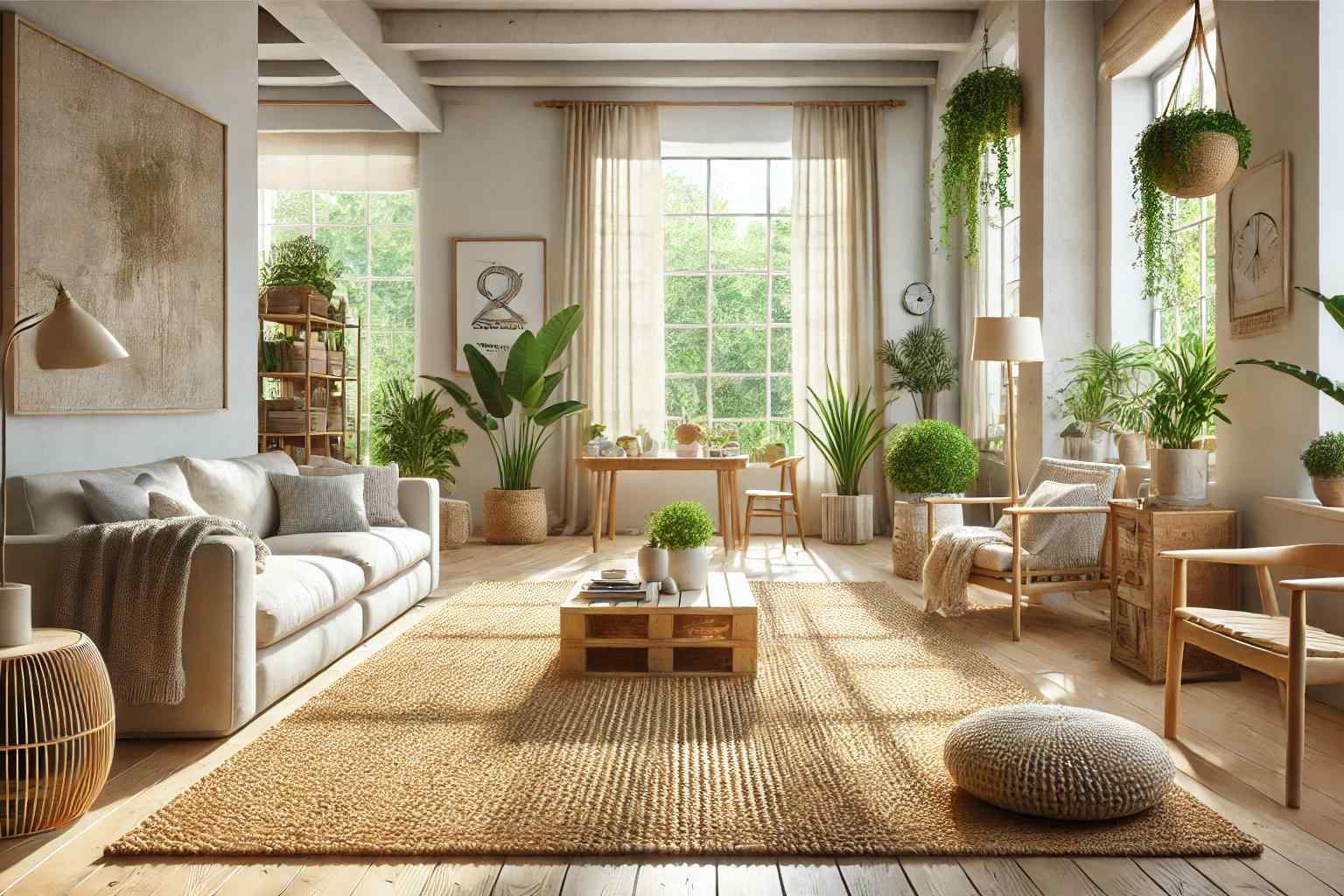 View of Eco-Friendly Rugs: Sustainable Decor