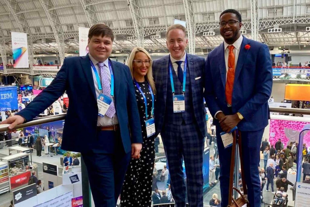 LINK Strategic Partnerships amazing leadership team, Matt Helfrich, Poppy Humphrey, Michael Akin and Jamal Holtz