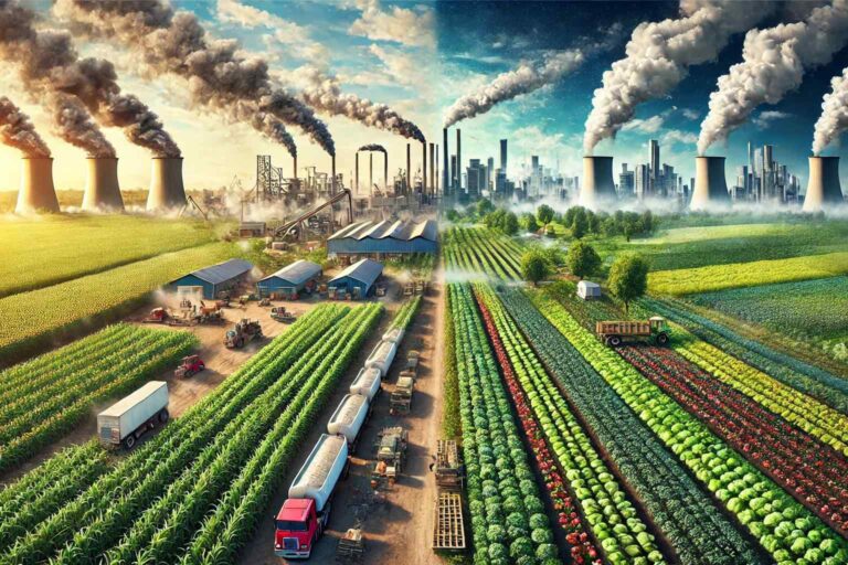 Sustainable Diet - Mono crop farming and food from distant lands has a negative environmental impact