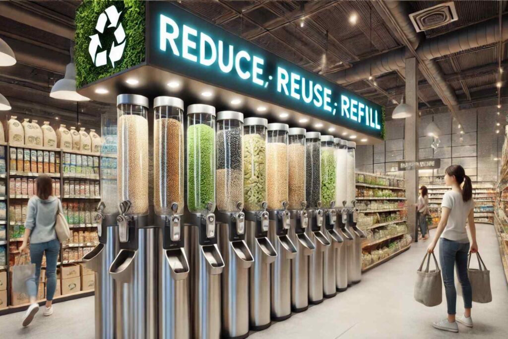 Sustainability News for 2025 - We would love to see supermarkets role out refill stations on a global scale to reduce plastic waste