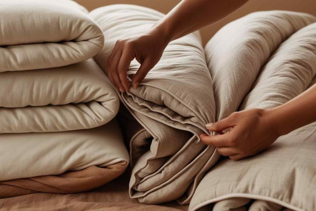 Sustainable Duvets - Look for duvets made from materials like bamboo or ones that have sustainable certifications
