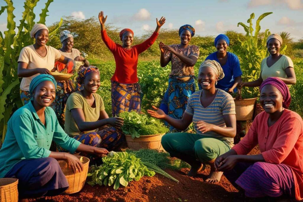 Nature Repair Report for February 2025 - At our agroforestry projects in Senegal just over 50% of the leadership roles are held by women