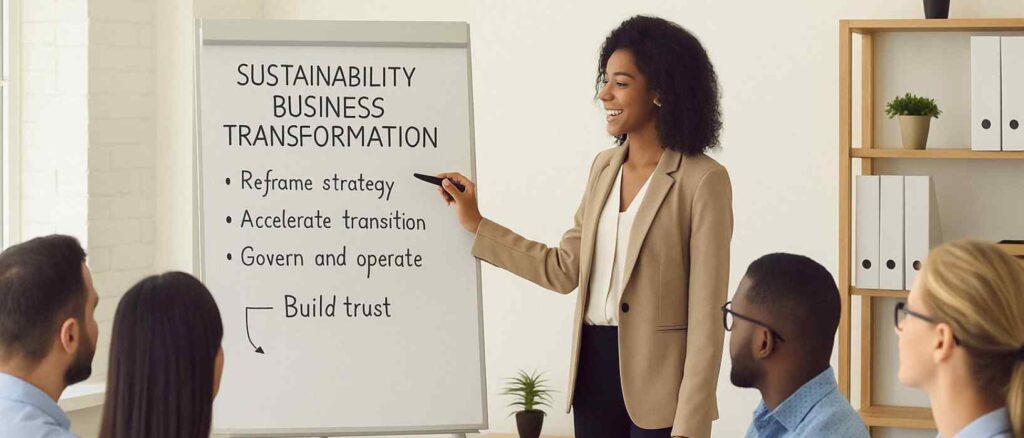 Sustainability Business Transformation Header
