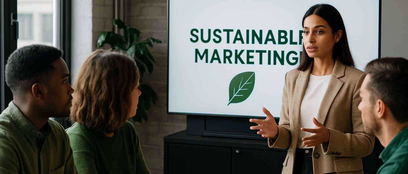 What is Sustainable Marketing Header