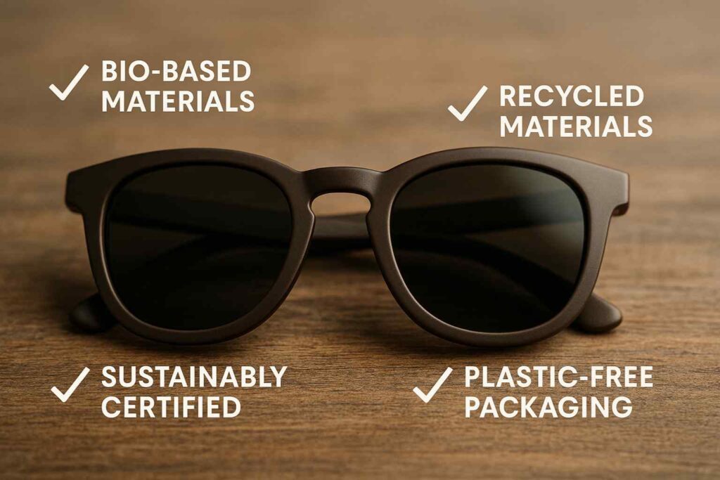 Eco-Friendly Sunglasses Choosing frames made from the right materials that are repairable and well made are all great ways to lower your footprint