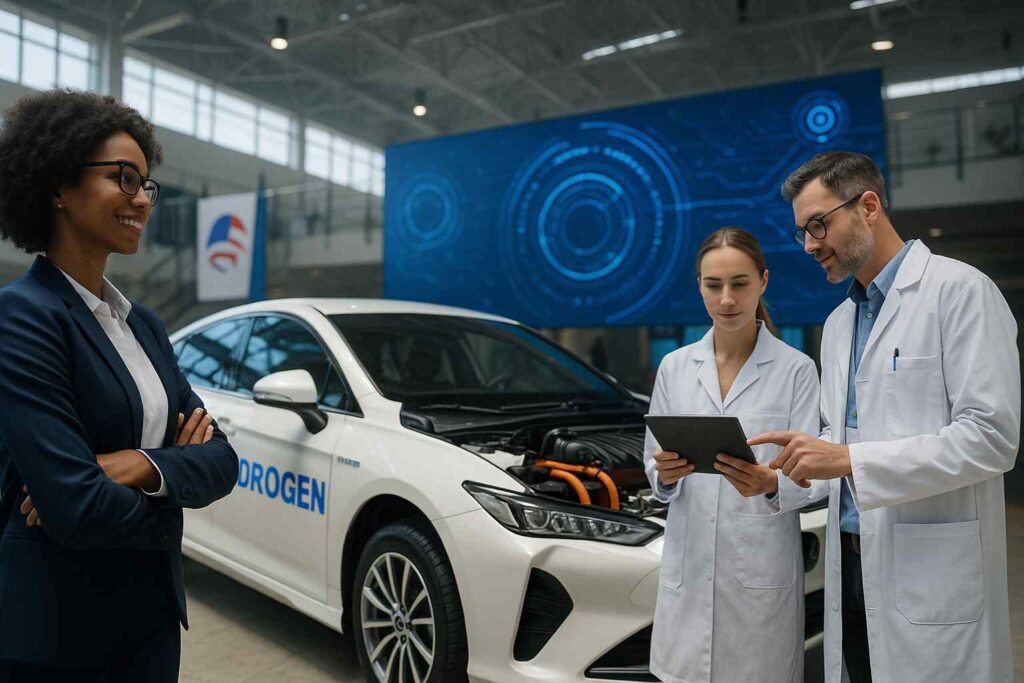 Sustainability News for 14th July Toyota's hydrogen powered engine can produce 400 BHP and the only emission is water vapour!