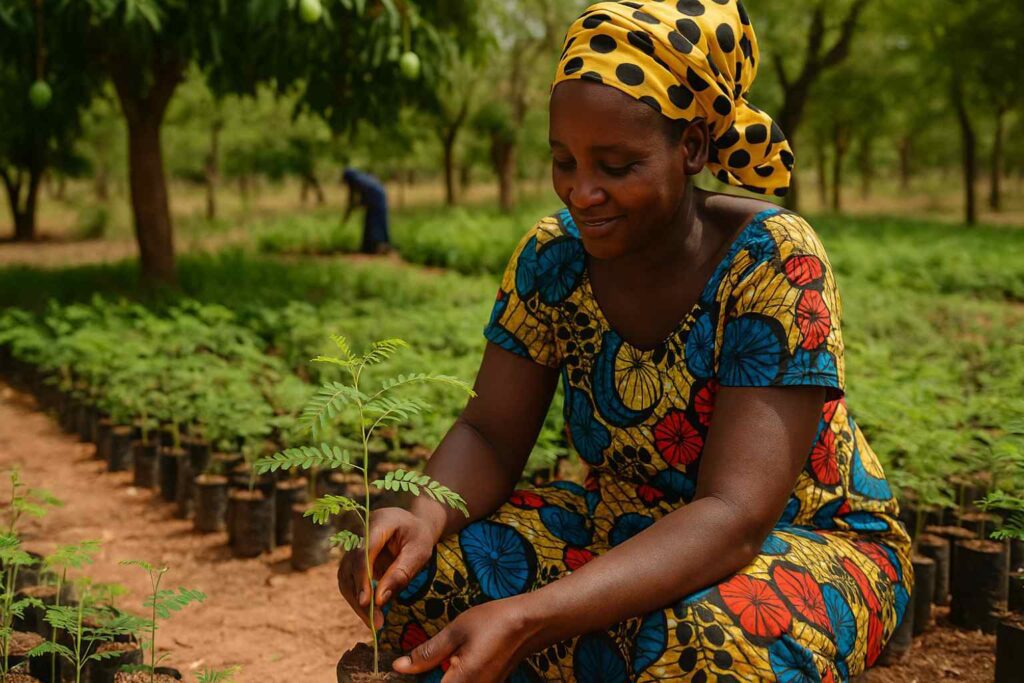 Nature Repair Report for July 2025 Agroforestry farming practices empowers women in communities which has a positive ripple effect