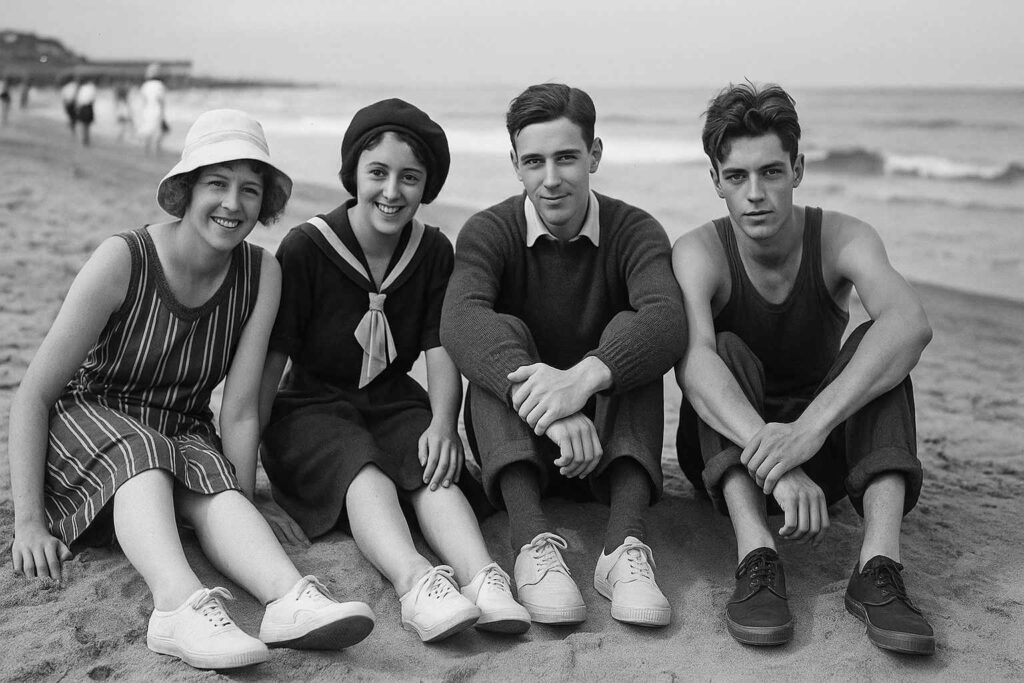 Eco Friendly Trainers The first mass produced trainers were KEDS made by the American Rubber Company in 1917
