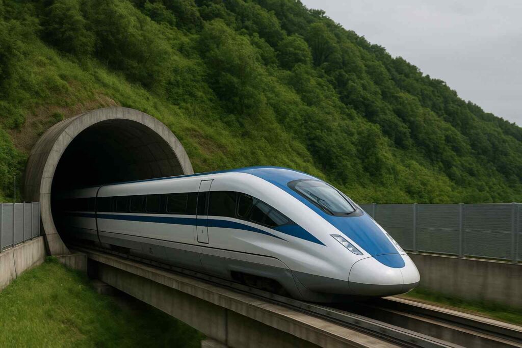 Sustainability News for 8th September - China have solved one of the issues of high speed maglev trains by reducing the sound pollution from exiting tunnels by 96%